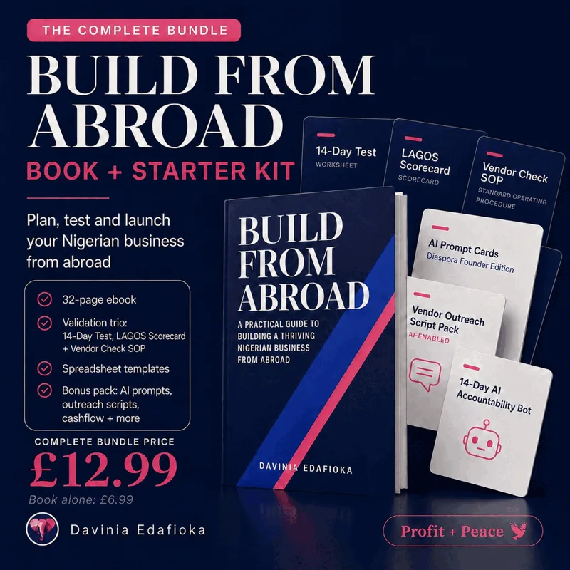 Build From Abroad Book + Starter Kit (£12.99)